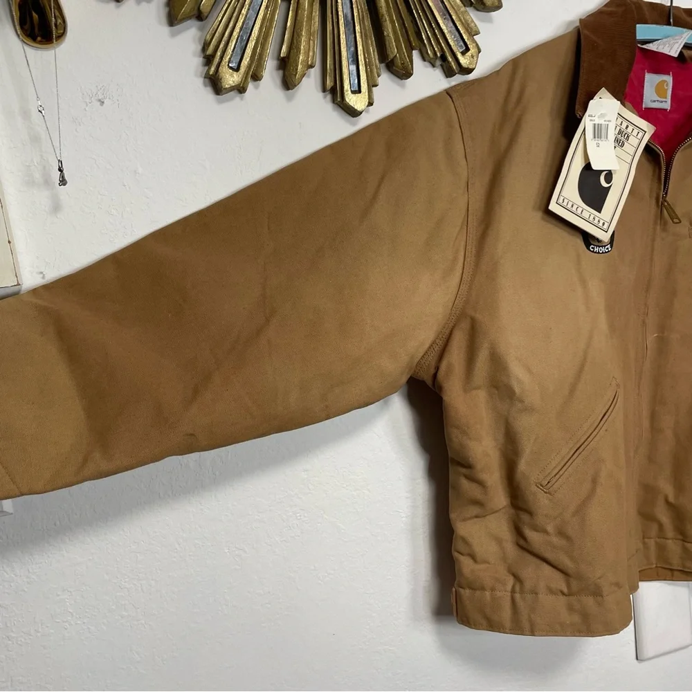 Carhartt Detroit Quilted Nylon Lined Firm Duck Jacket Vintage